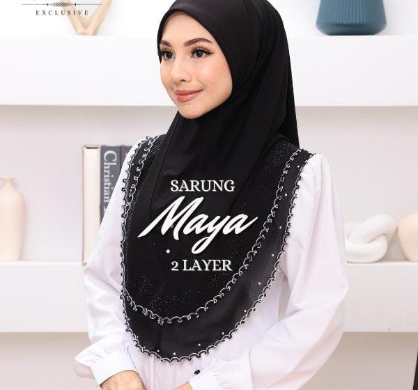 BLACK ZERLIN SCARF