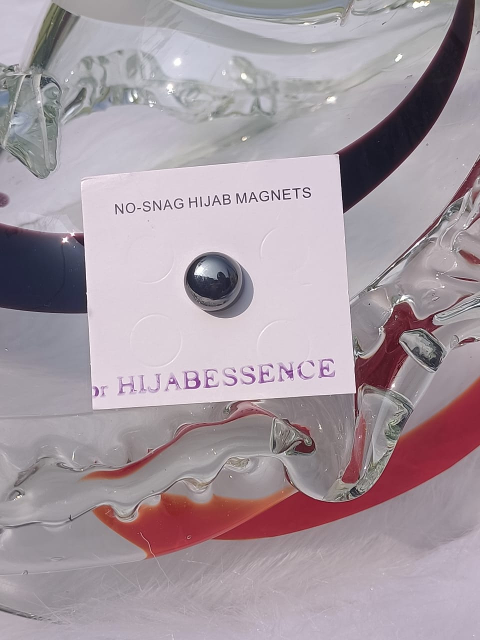 NO SNAG MAGNETIC PIN - BLACK ROUND