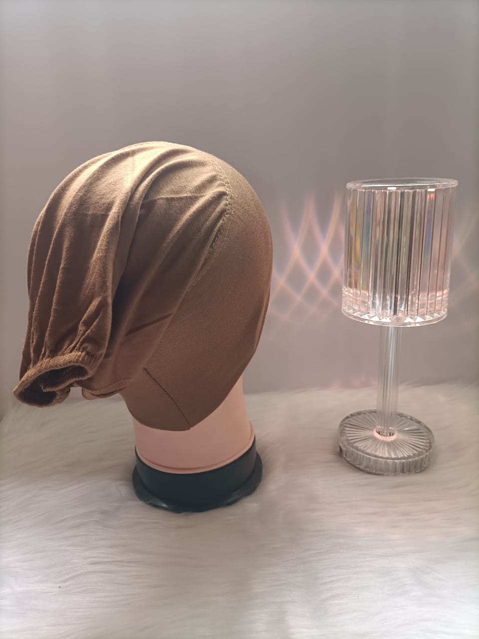 BROWN INDONESIAN HIJAB CAP