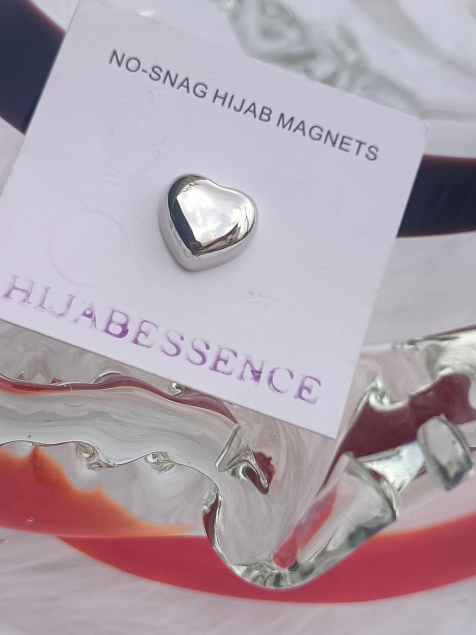 NO SNAG MAGNETIC PIN -SILVER HEART