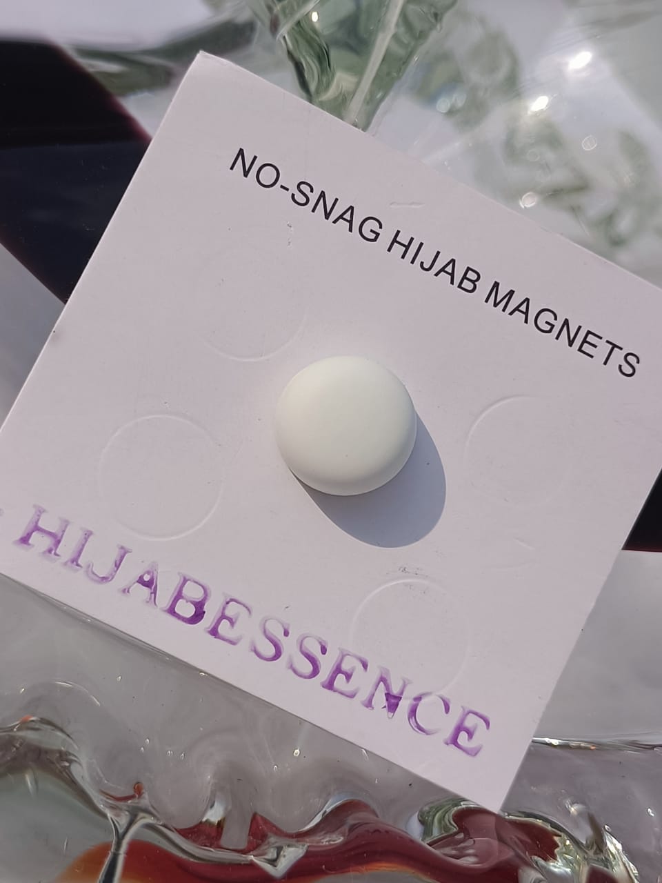 NO SNAG MATTE MAGNETIC PIN -WHITE