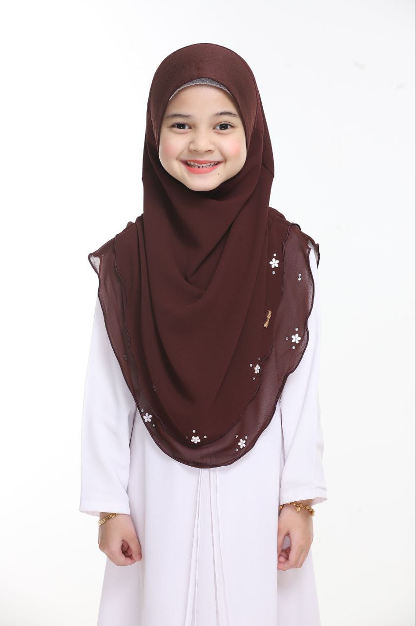 BROWN MAISHA KIDS SCARF