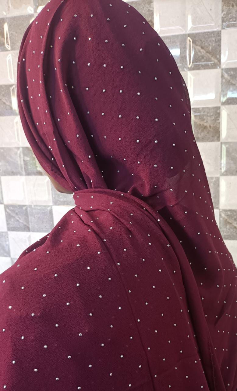 BURGUNDY SABA HIJAB