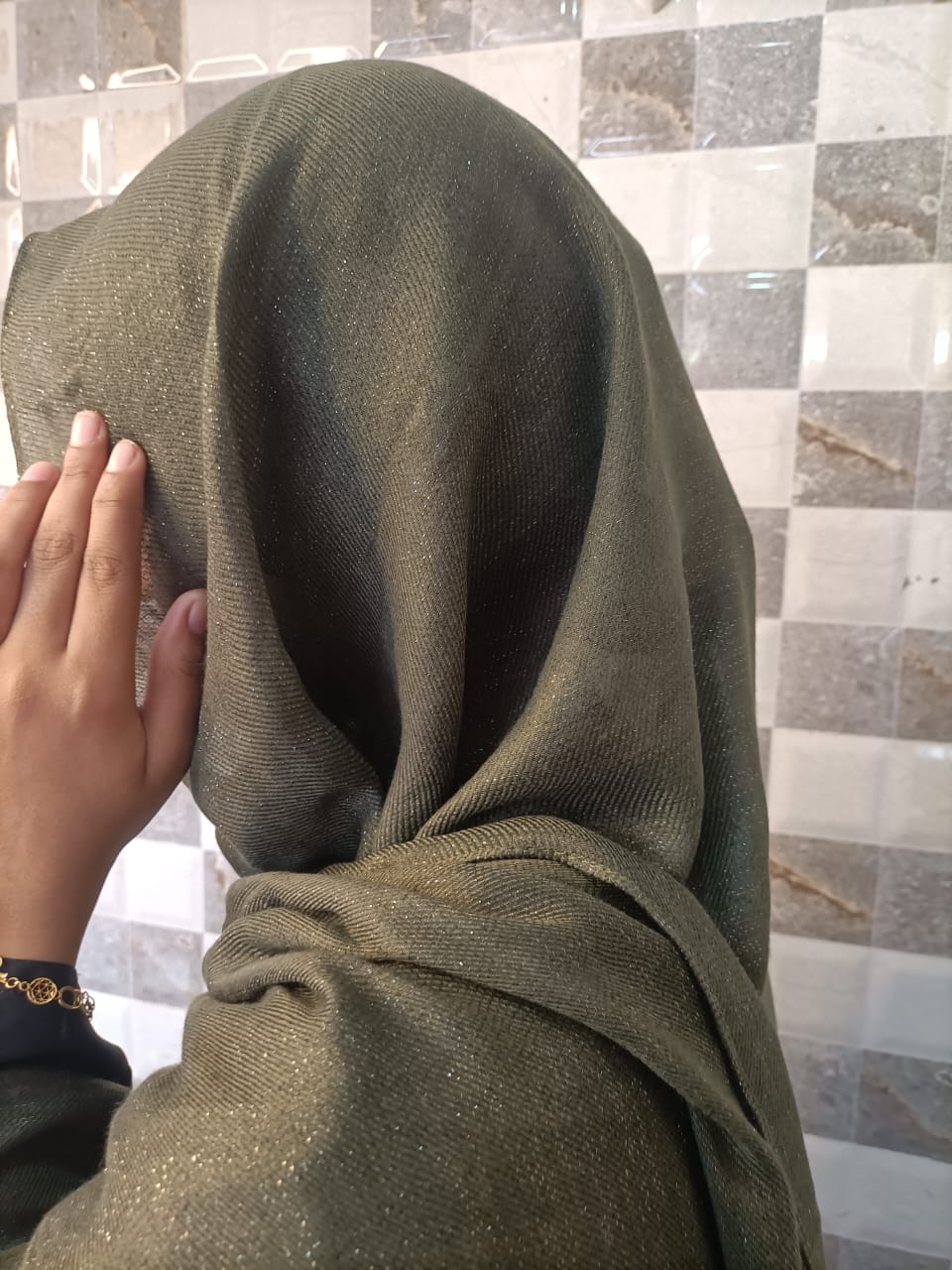 MILITARY MARIAM SHIMMER HIJAB