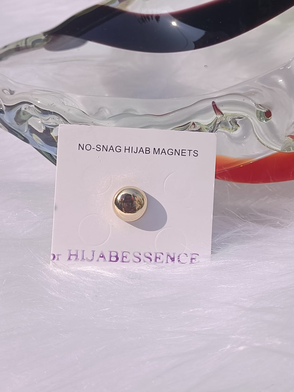 NO SNAG MAGNETIC PIN - GOLD ROUND