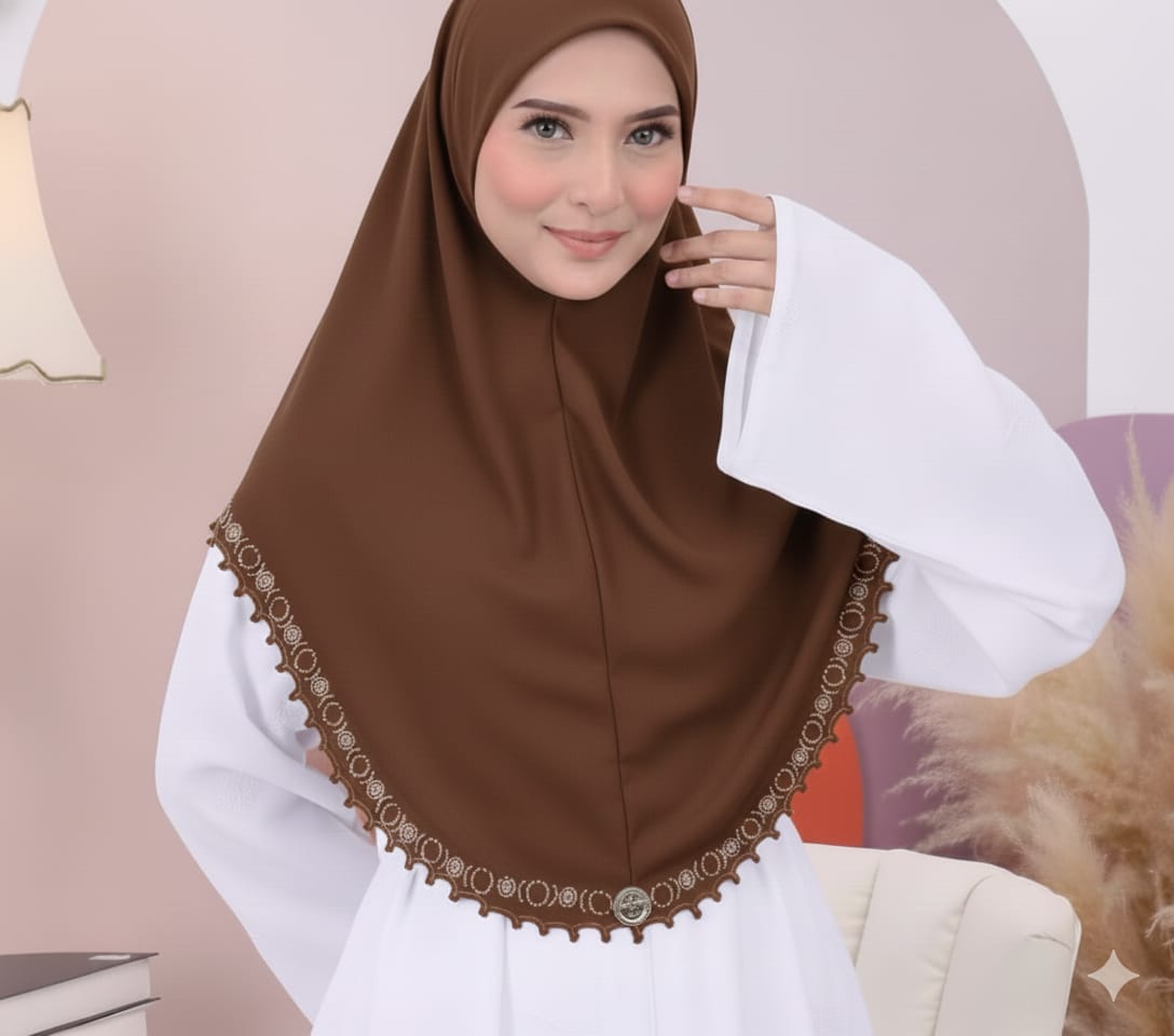 BROWN MAVISHA LUXE SCARF