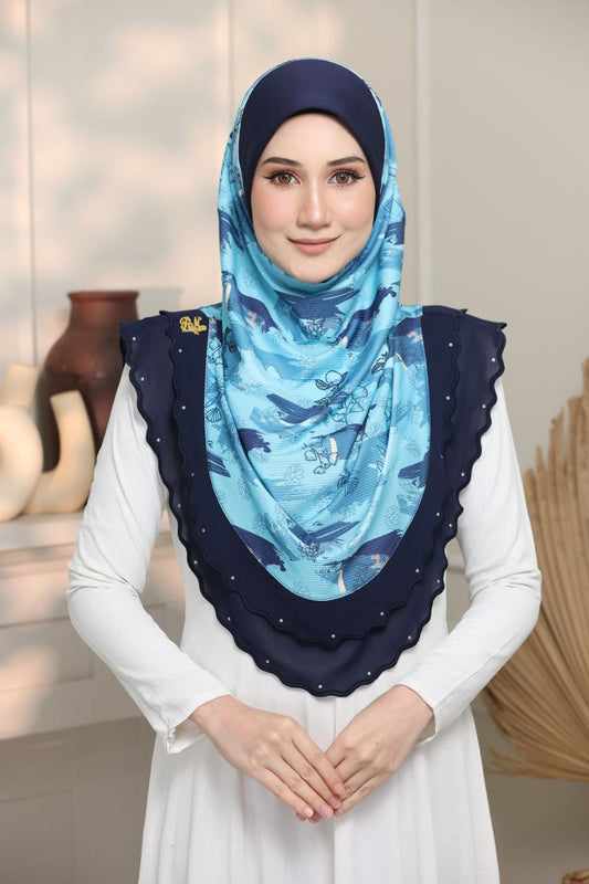 BLUE HAFA SCARF