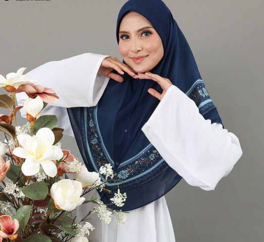 NAVY NORA ADULT SCARF