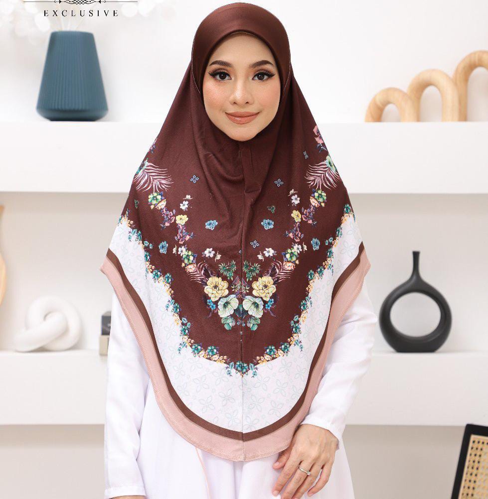 BROWN FIZA SCARF
