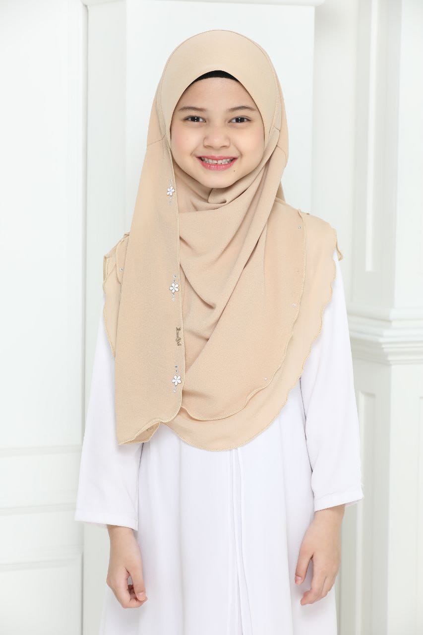 NYLA KIDS SCARF - CREAM