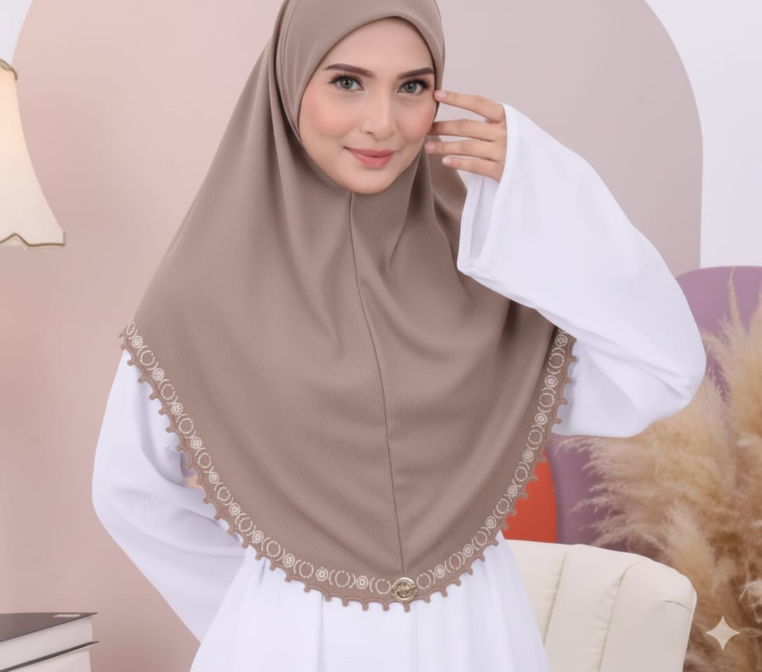 TAUPE MAVISHA SCARF