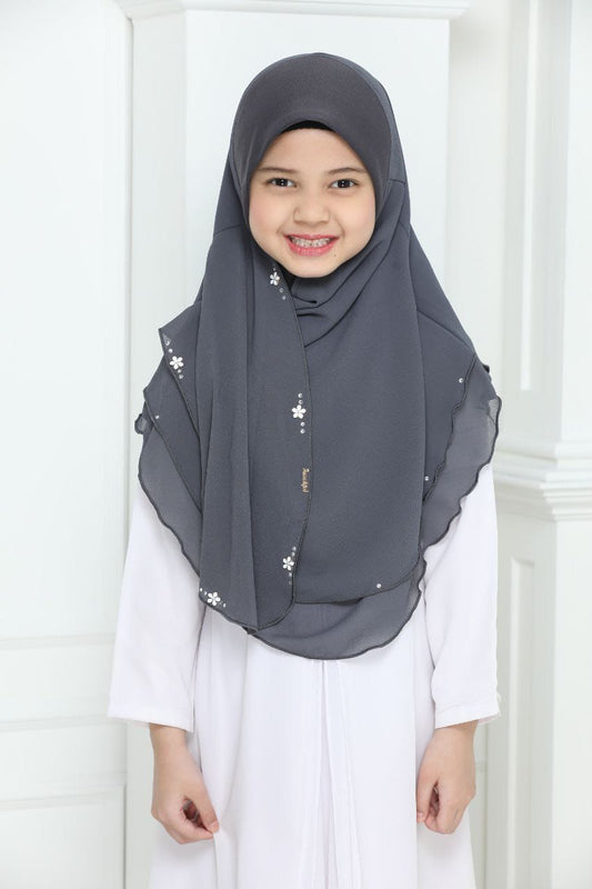 NYLA KIDS SCARF - GREY