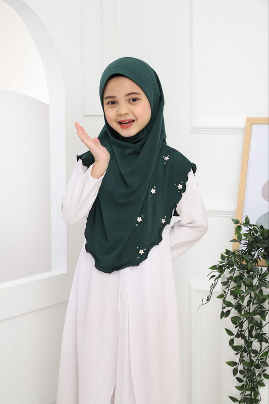 GREEN RIDA KIDS SCARF
