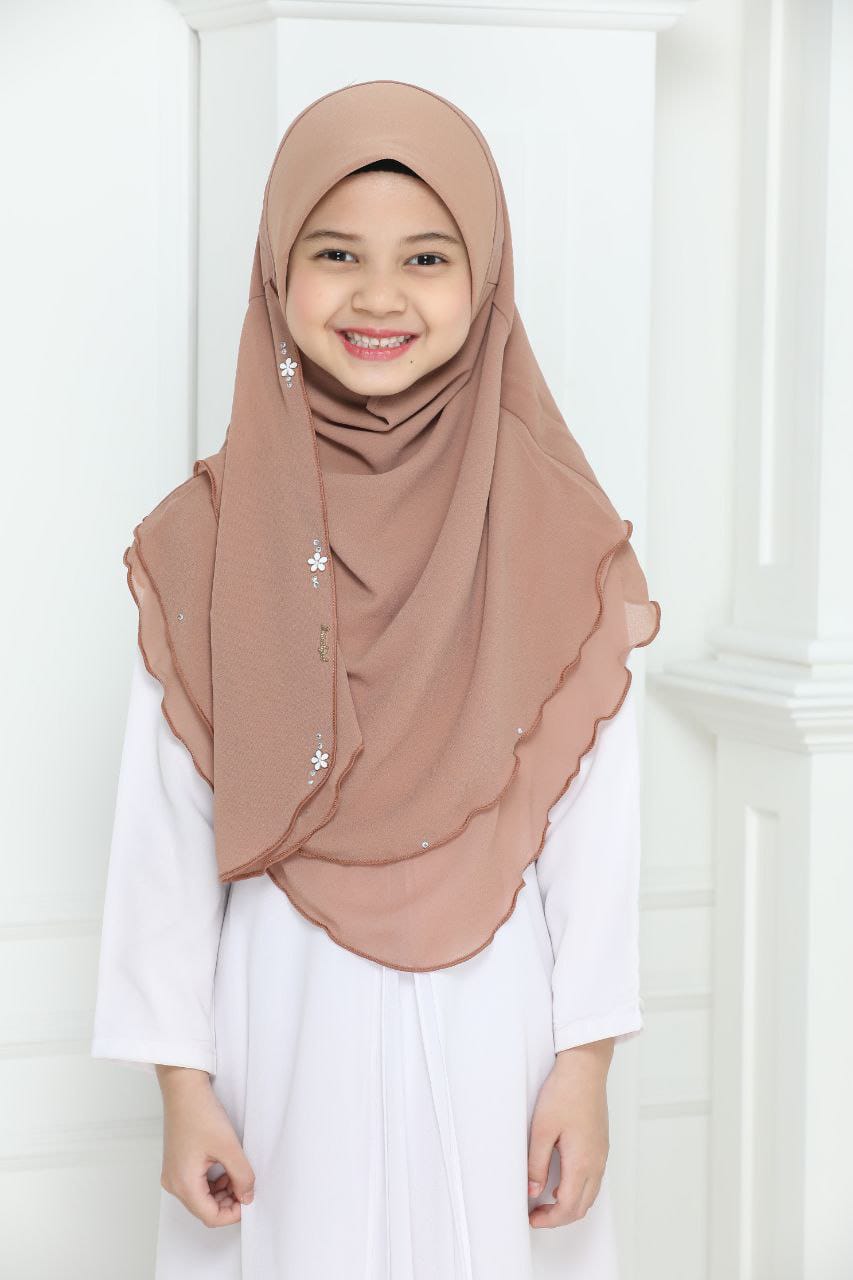 NYLA KIDS SCARF - CAMEL