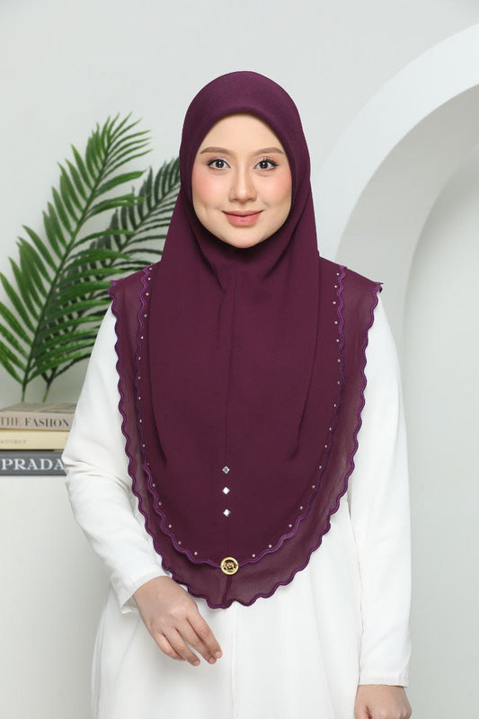 BROWN AYZAL SCARF