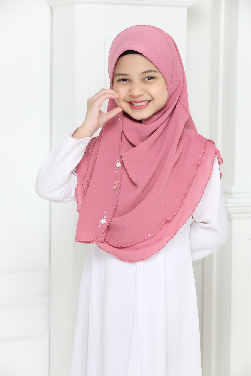 NYLA KIDS SCARF - PINK