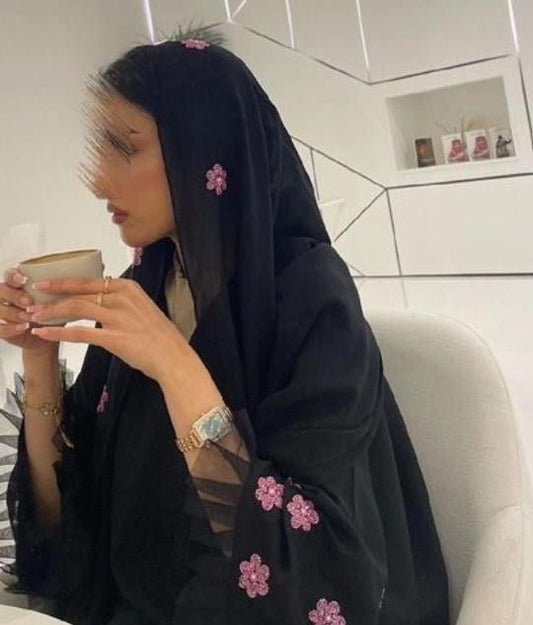 LAMYA HANDWORK ABAYA