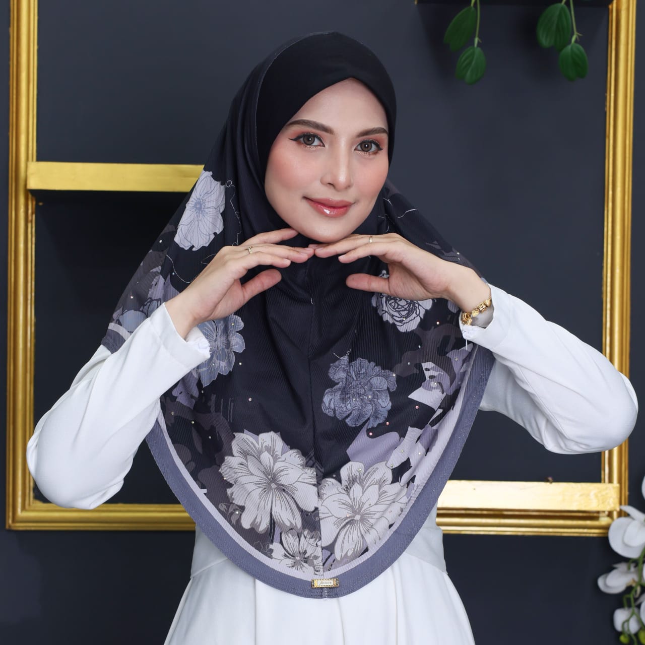 ALIZA COTTON RIBBED SCARF