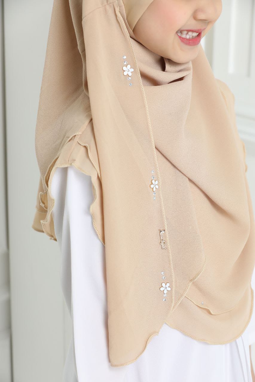 NYLA KIDS SCARF - CREAM