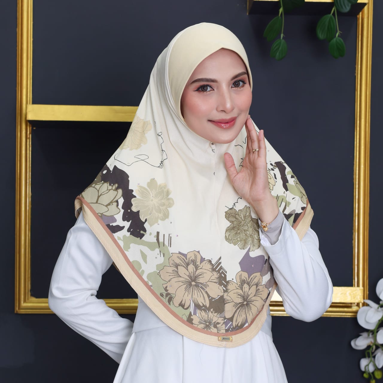 ALIZA COTTON RIBBED SCARF