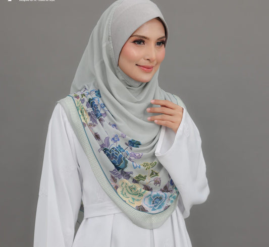S GREY RANIA SCARF