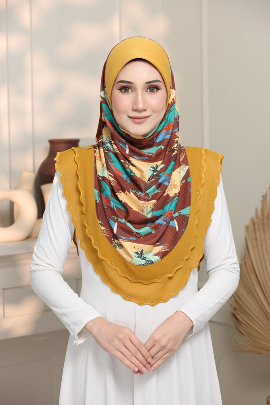 MUSTARD HAFA SCARF