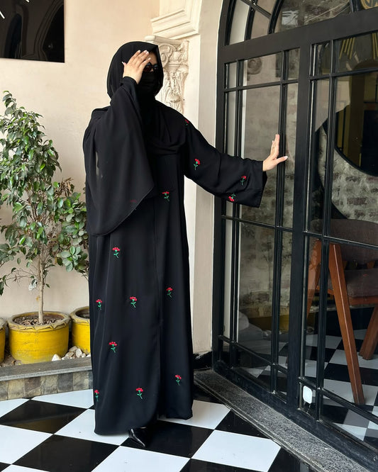 CELINE EMBRIODERY ABAYA