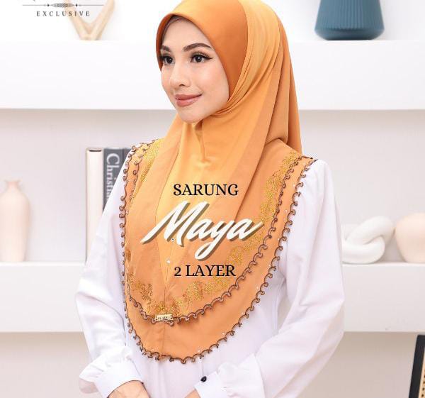 MUSTARD ZERLIN SCARF