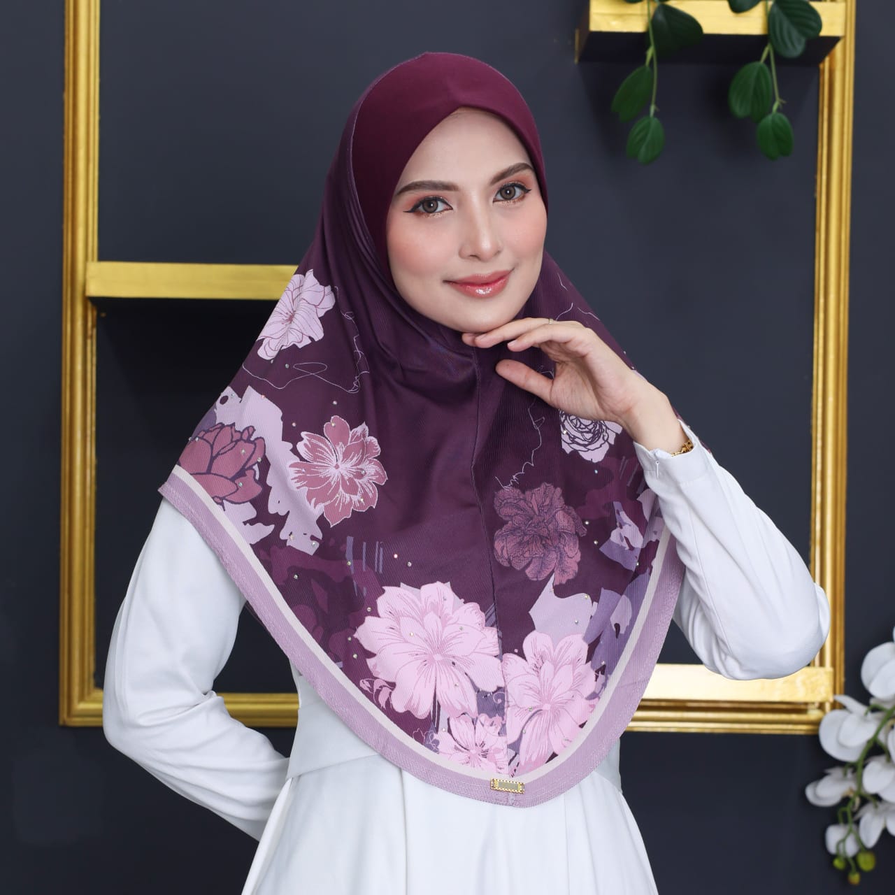 ALIZA COTTON RIBBED SCARF