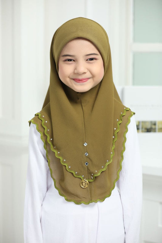 AYZAL KIDS SCARF OLIVE