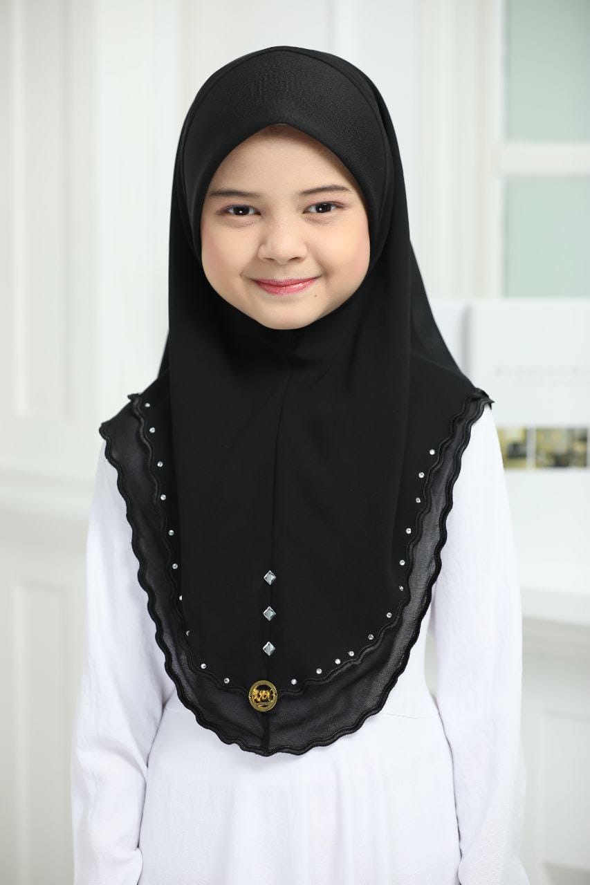 AYZAL KIDS SCARF - BLACK