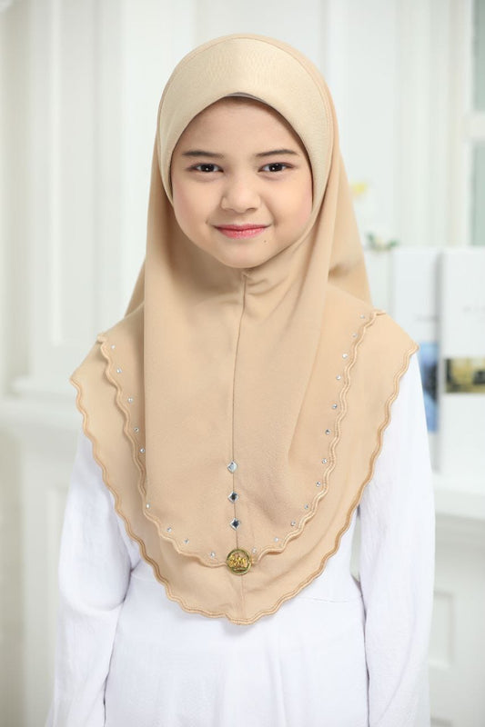 AYZAL KIDS SCARF CREAM