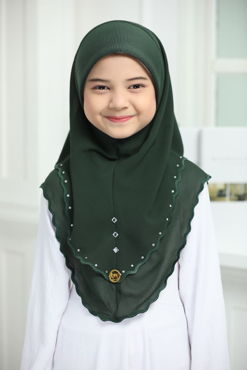 AYZAL KIDS SCARF GREEN