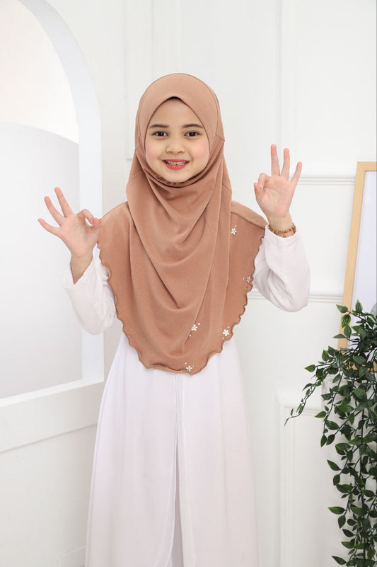PEACH RIDA KIDS SCARF