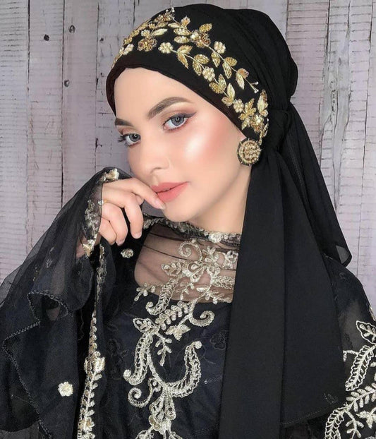 BLACK LUXURY HIJAB