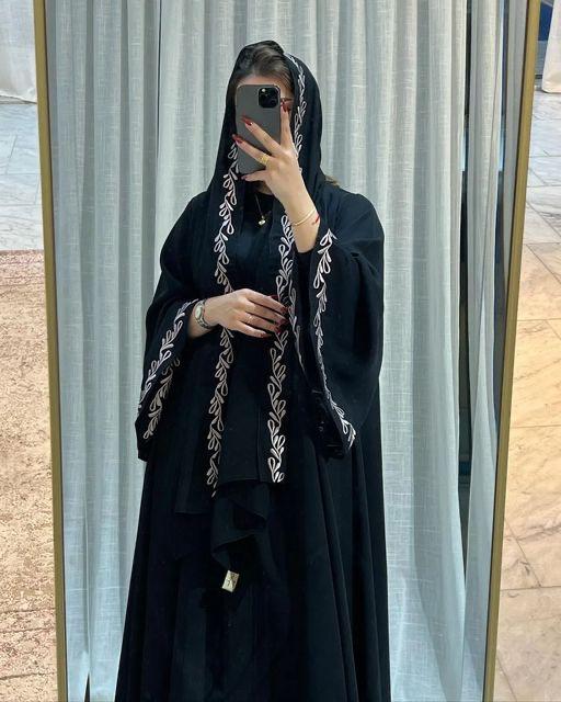 AILA EMBRIODERY  ABAYA