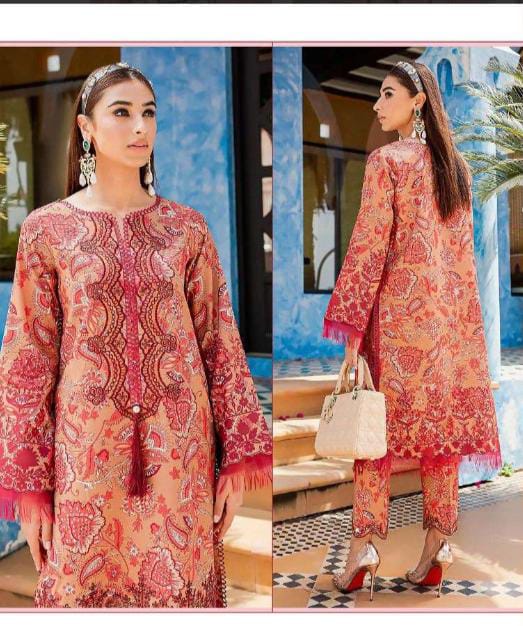 FLORAL COTTON SUIT