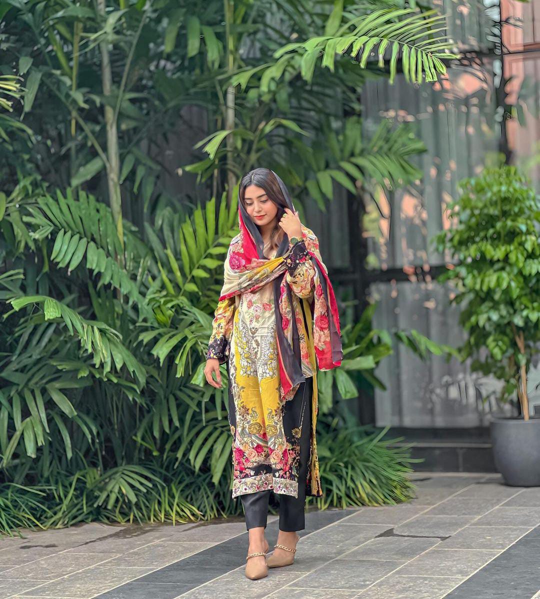 ARWA COTTON PATCH SUIT