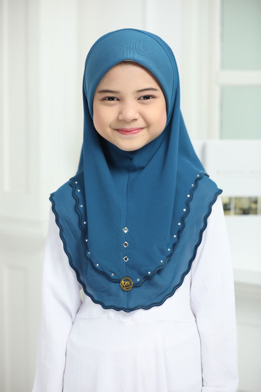 AYZAL KIDS SCARF-TEAL