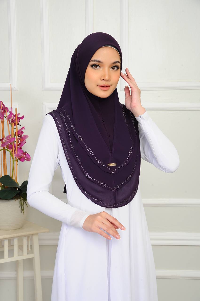 PURPLE EIRA SCARF