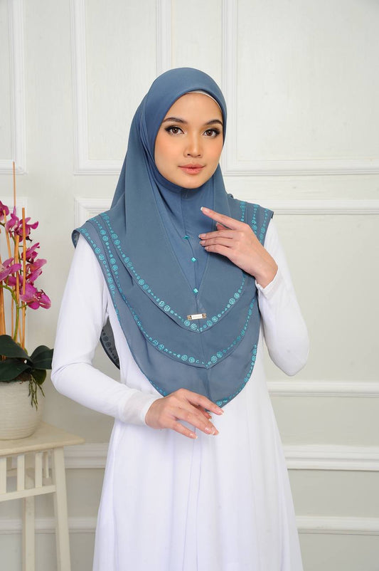 TEAL EIRA LUXE SCARF
