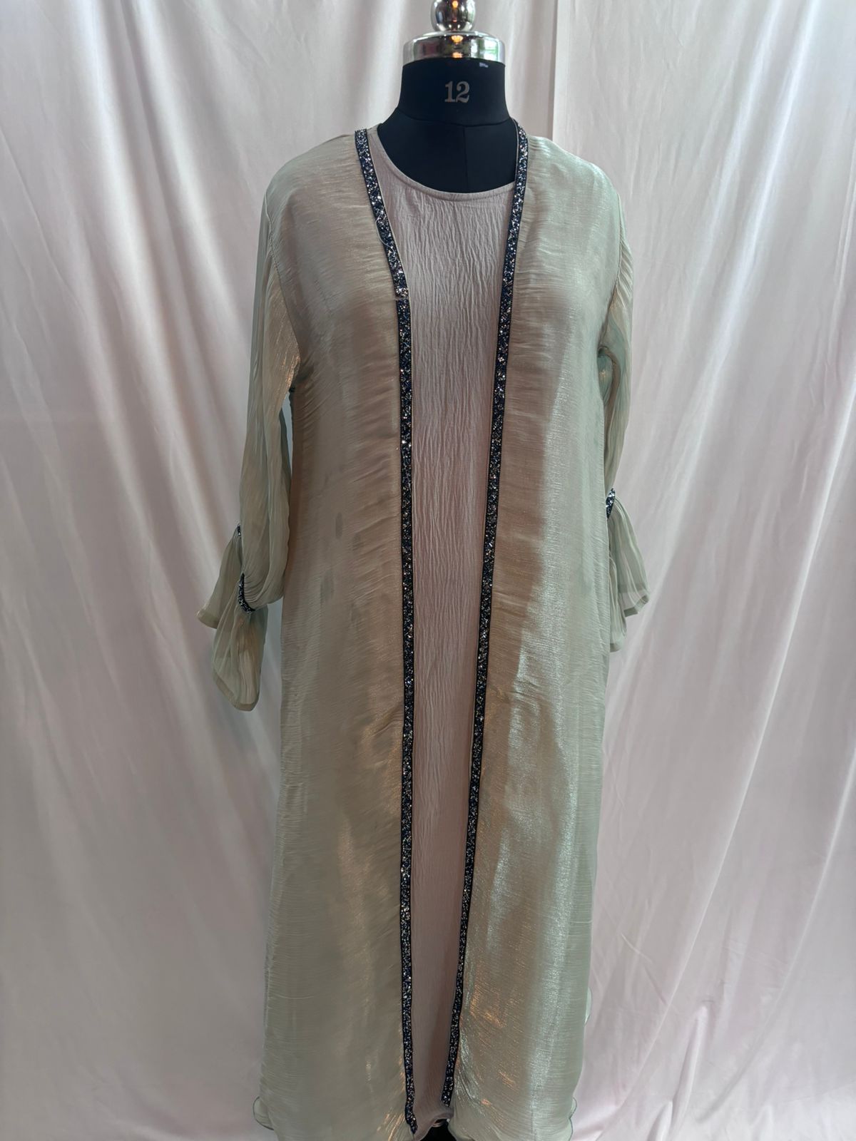 PASTEL GREEN  FALAK  ABAYA