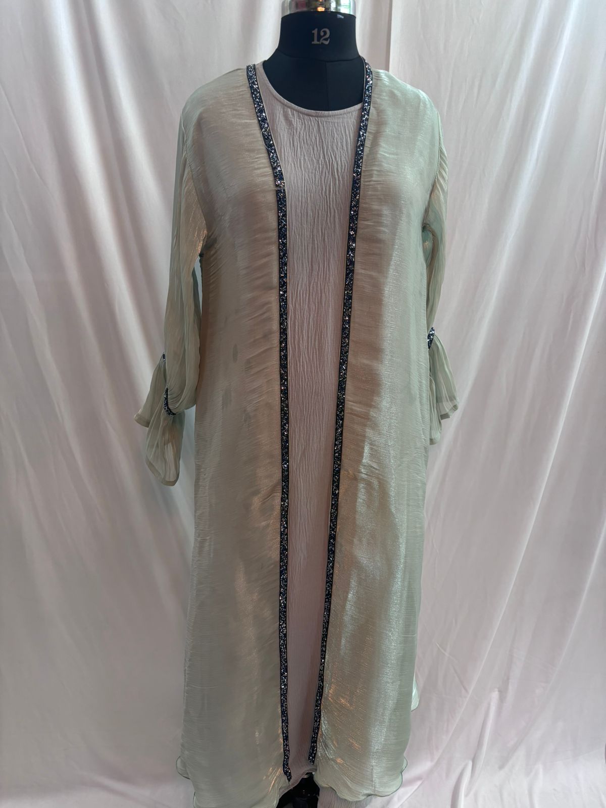 PASTEL GREEN  FALAK  ABAYA