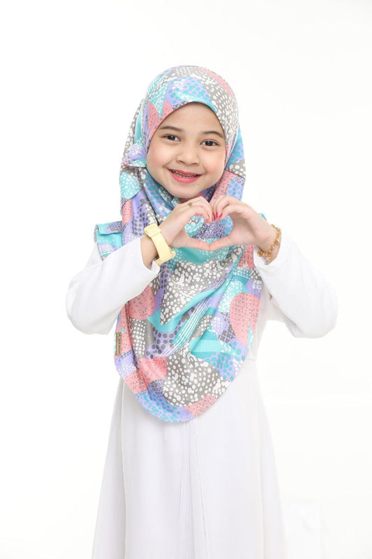 LAMYA PRINTED KIDS SCARF