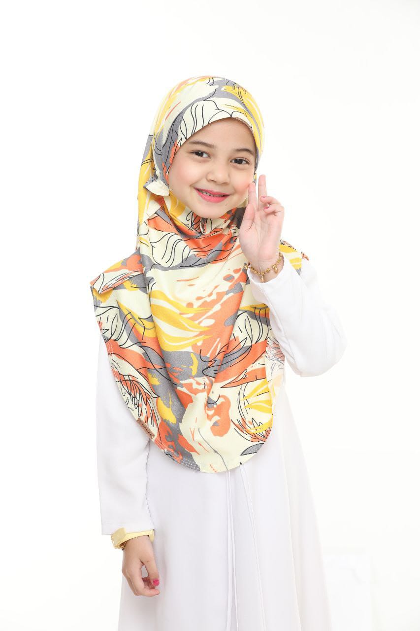 LAMYA PRINTED KIDS SCARF