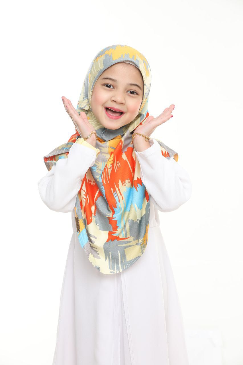 LAMYA PRINTED KIDS SCARF