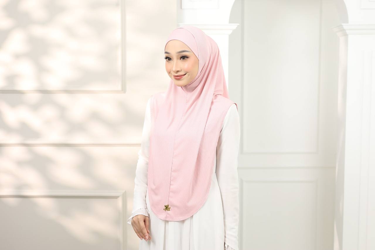 PINK NORA SCARF & CAP SET