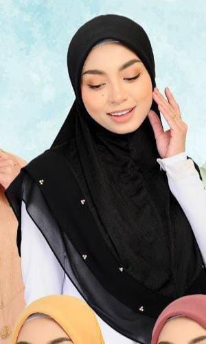 BLACK AINA SCARF