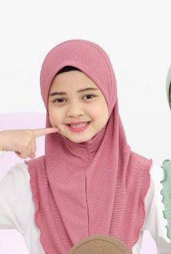 PINK HIZA KIDS SCARF