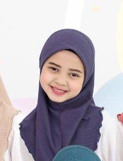 GREY HIZA KIDS SCARF
